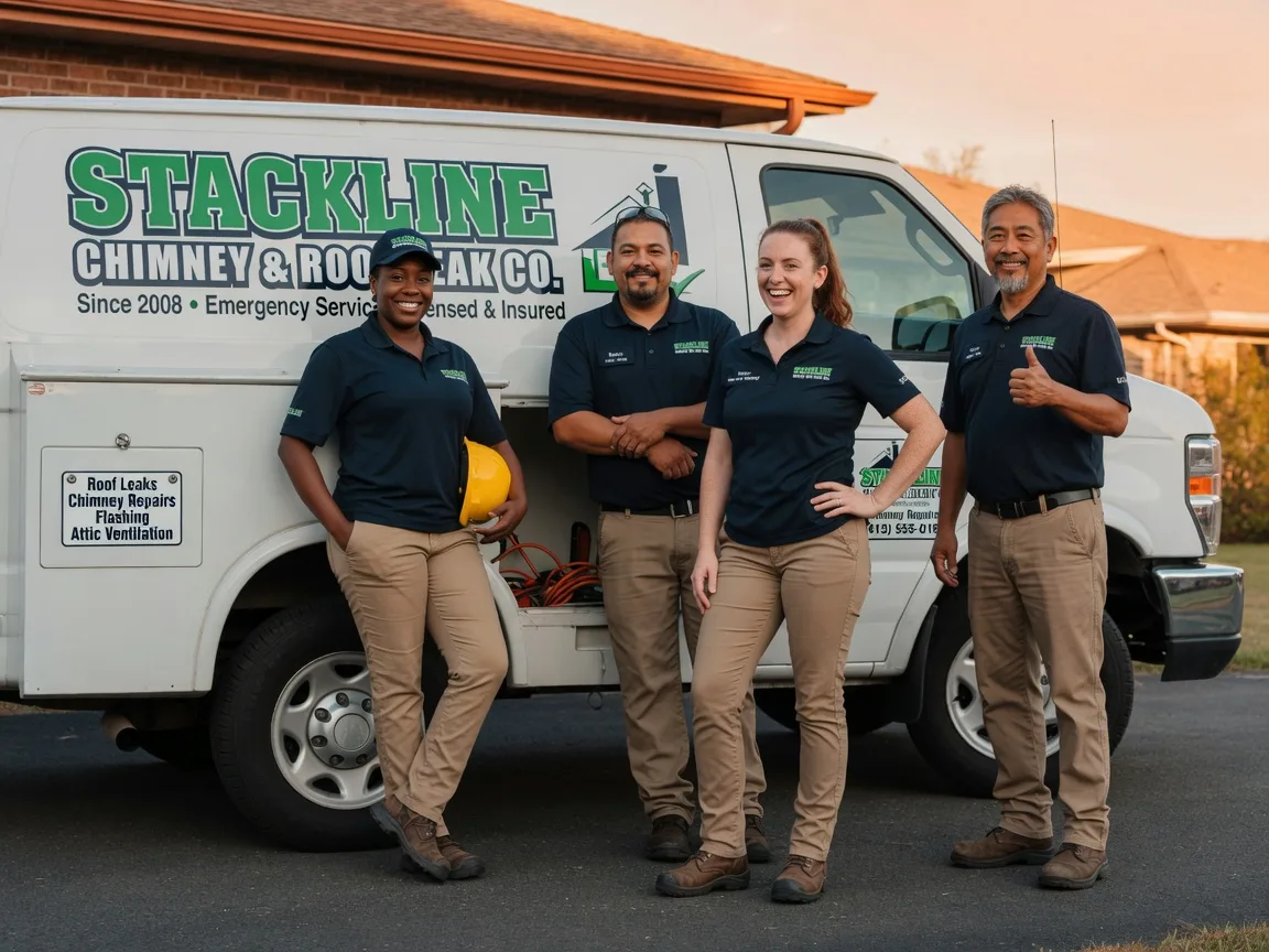 Chimney flashing repair company in Richmond, TX